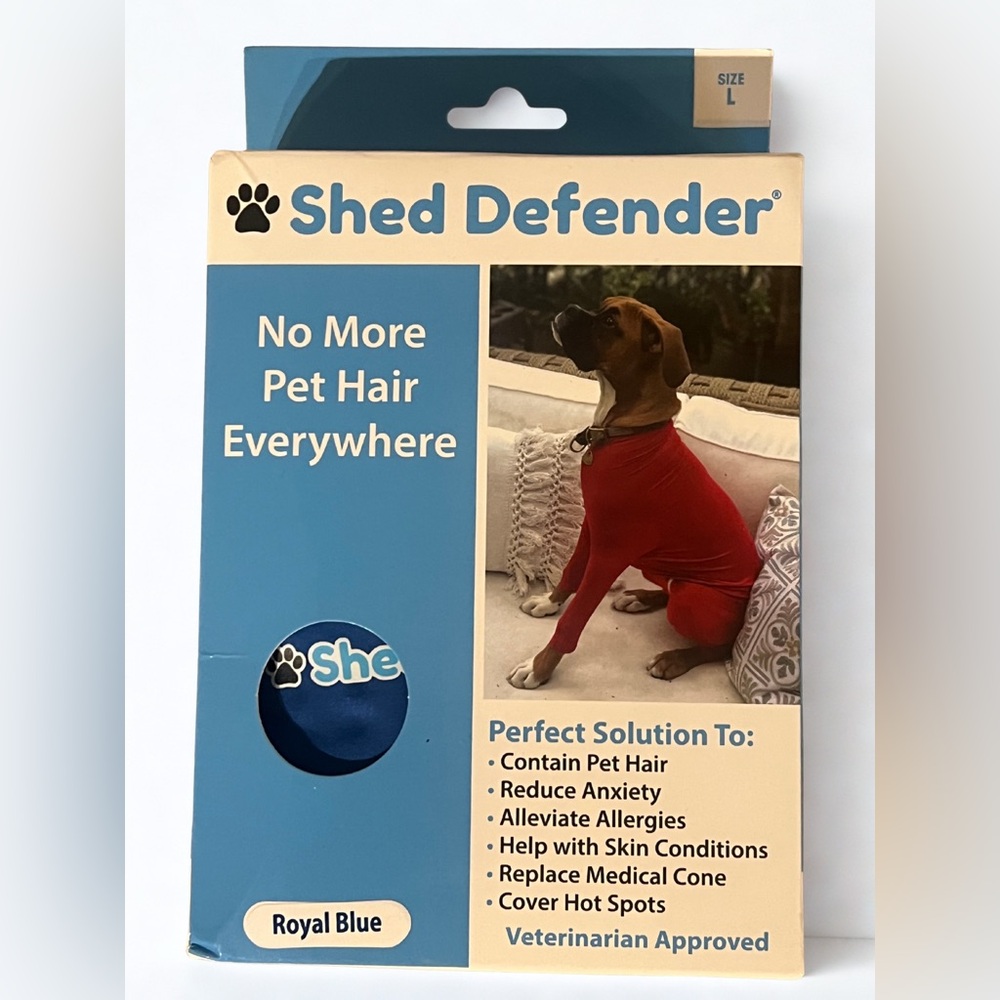 Shed Defender Original Dog Onsie in Royal Blue